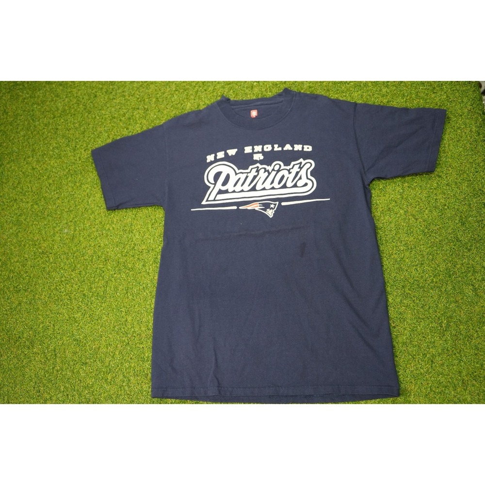 VF Imagewear New England Patriots Football NFL Shirt Mens Medium Blue Cotton‎